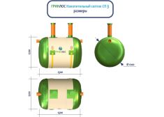 Накопительный септик Гринлос СП 3